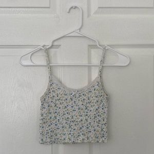 Brandy Melville Floral Tank Top